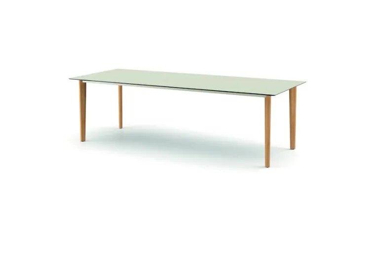 Gartentisch DEDON SET AIIR Esstisch 100 x 250 cm, inkl. HPL Tischplatte